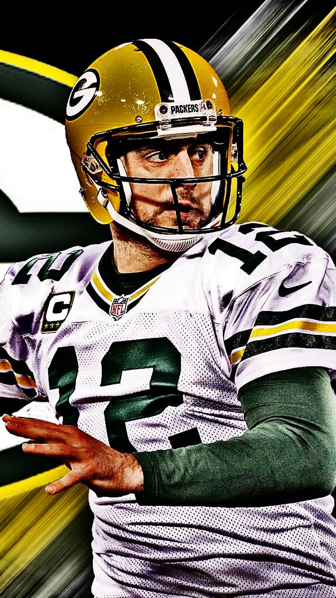 Aaron Rodgers iPhone 6 Wallpaper With high-resolution 1080X1920 pixel. Download and set as wallpaper for Apple iPhone X, XS Max, XR, 8, 7, 6, SE, iPad, Android