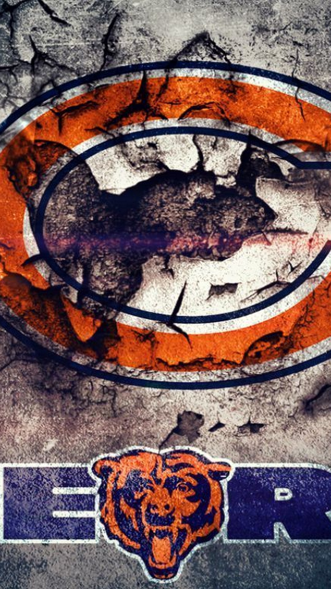 Chicago Bears iPhone Screen Lock Wallpaper With high-resolution 1080X1920 pixel. Download and set as wallpaper for Apple iPhone X, XS Max, XR, 8, 7, 6, SE, iPad, Android
