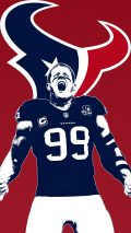 JJ Watt iPhone Wallpaper Design